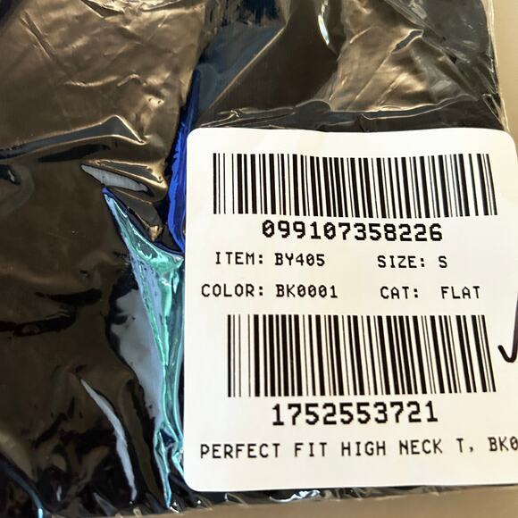 NWT J. Crew Perfect Fit High Neck Tank S Black Top Shirt Women's BY405 J.Crew - Picture 5 of 5